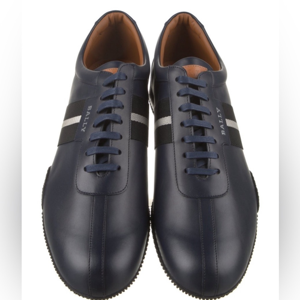 Bally leather sneakers size 14 men’s brand new with dust bag and box.